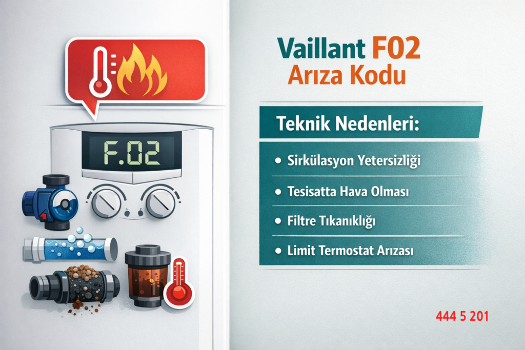 Vaillant Kombi F02 Arızası