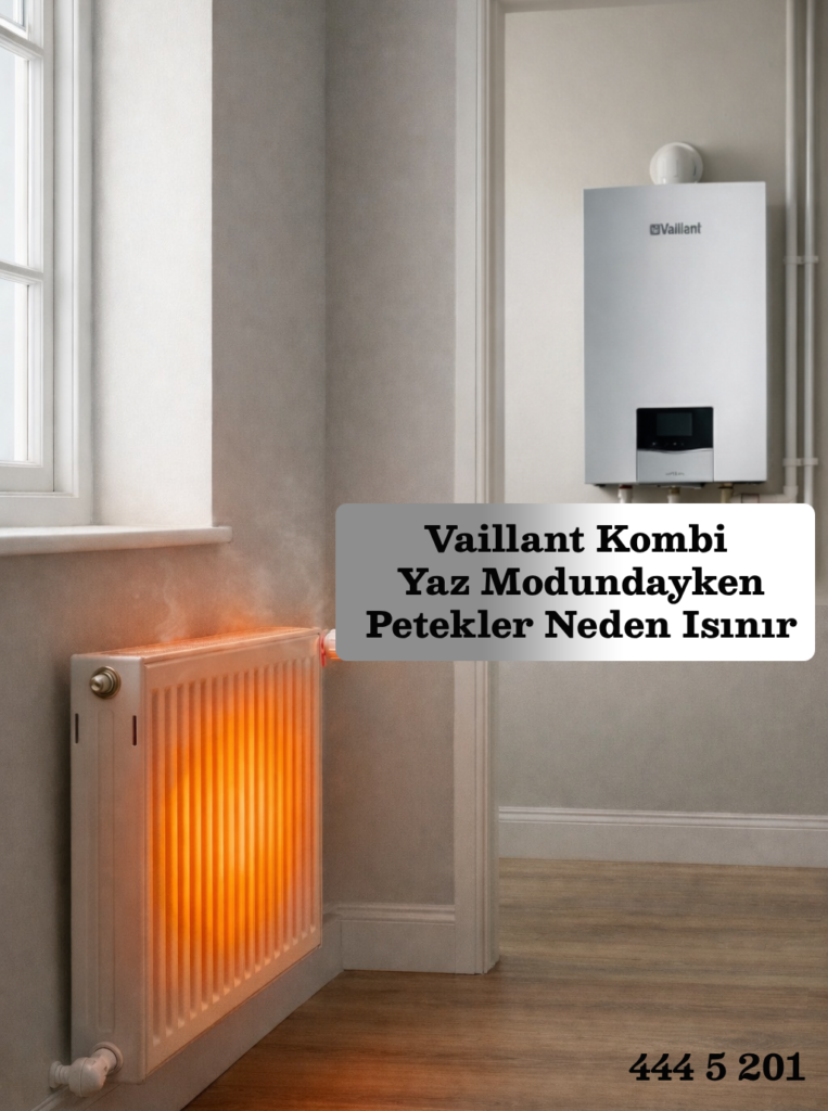 Vaillant Kombi Kapalı ama Petekler Çalışıyor